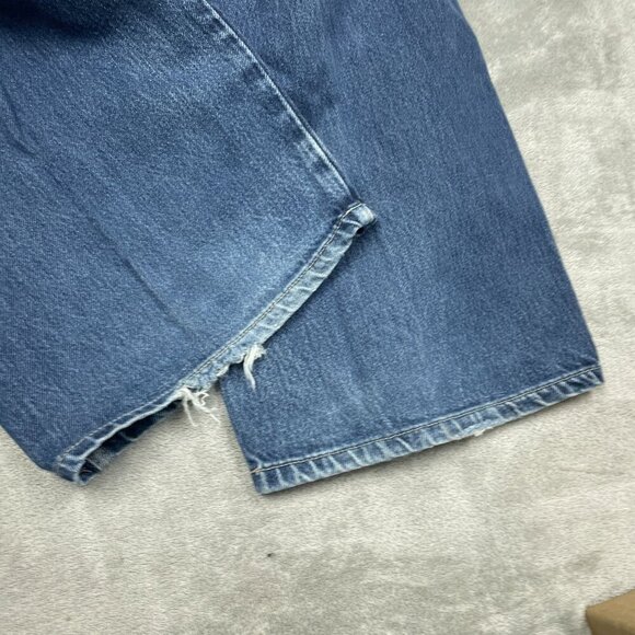 Vntg Ecko Unltd Foundry Fit Carpenter Jeans 38 Mens Blue Denim  *flaw* 6497 - Picture 11 of 12